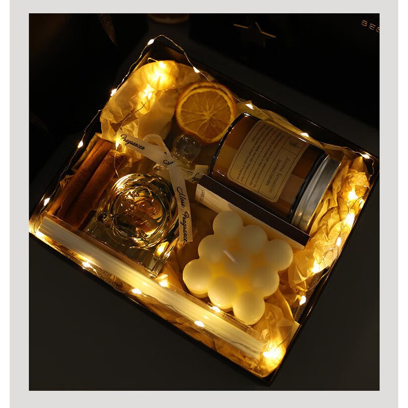 Aromatherapy Candle Gift Box Manufacturer - Wedding Romantic Indoor Lasting Atmosphere