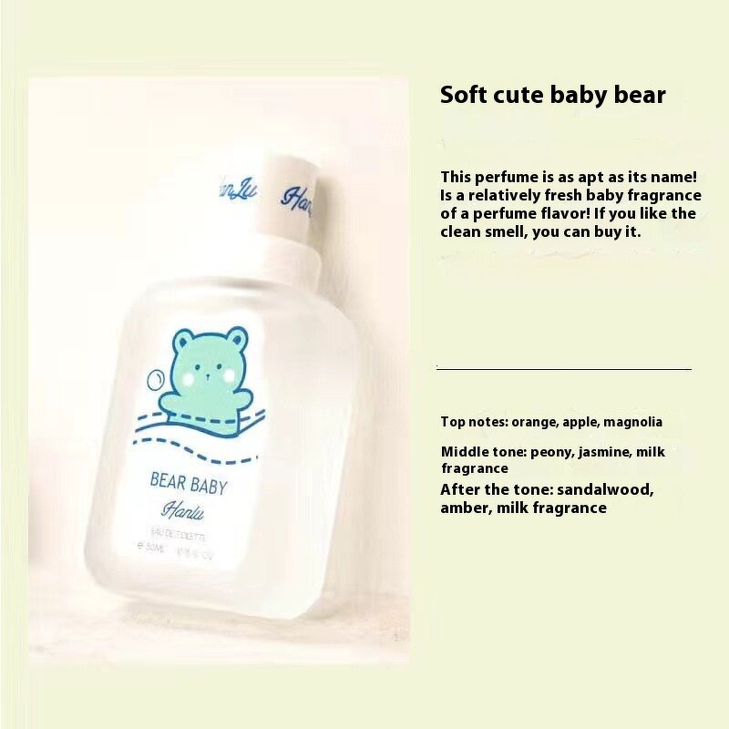 Baby Perfume Manufacturer - Hot Selling Bear Non-Toxic Fresh Natural Milk Peach