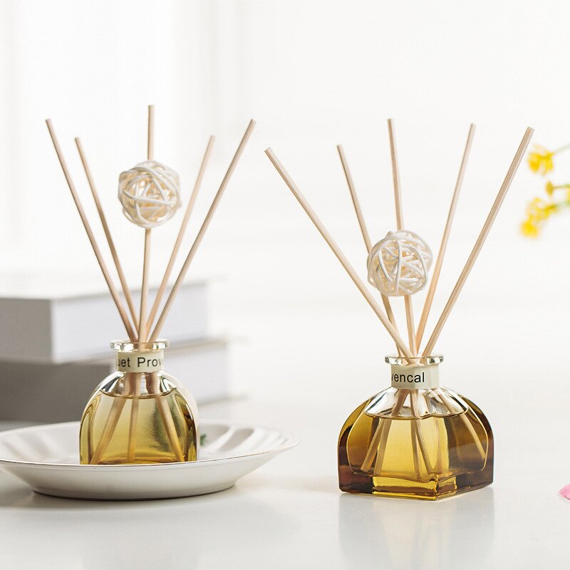 Reed Diffuser Set Manufacturer - Custom Logo Natural 50ml Rattan Sticks for Home