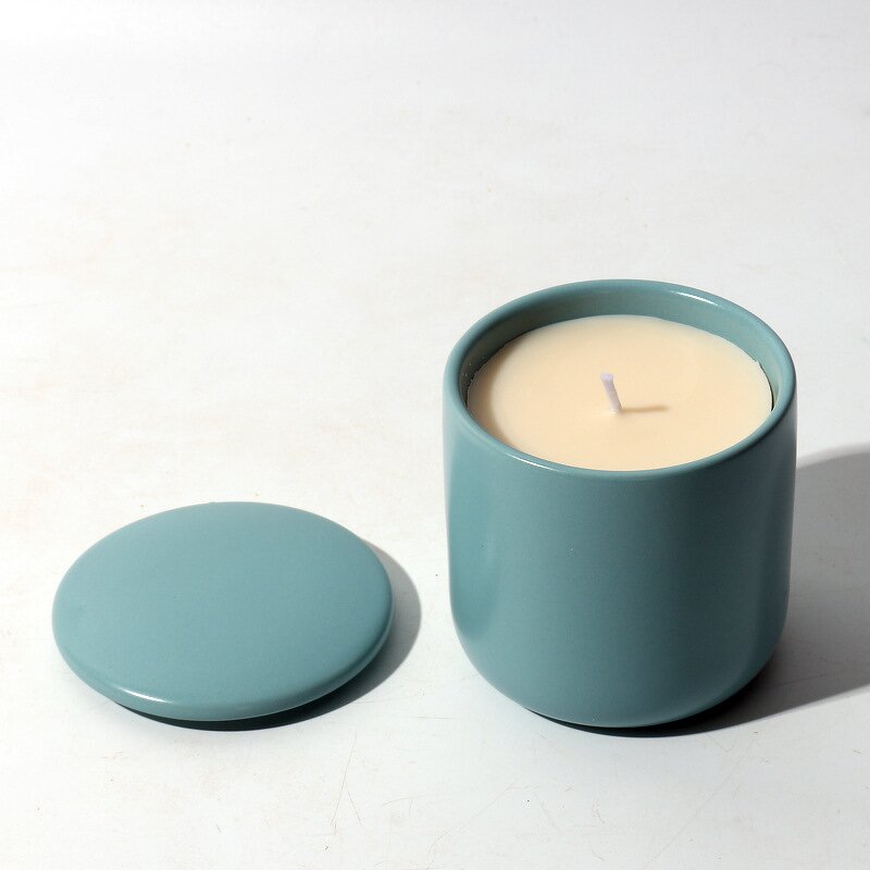 Candle Jar Manufacturer - Hot Selling Creative Macaron Ceramic with Soy Wax Candle