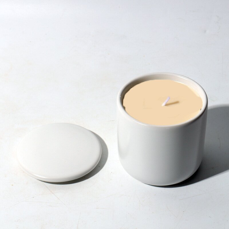 Candle Jar Manufacturer - Hot Selling Creative Macaron Ceramic with Soy Wax Candle