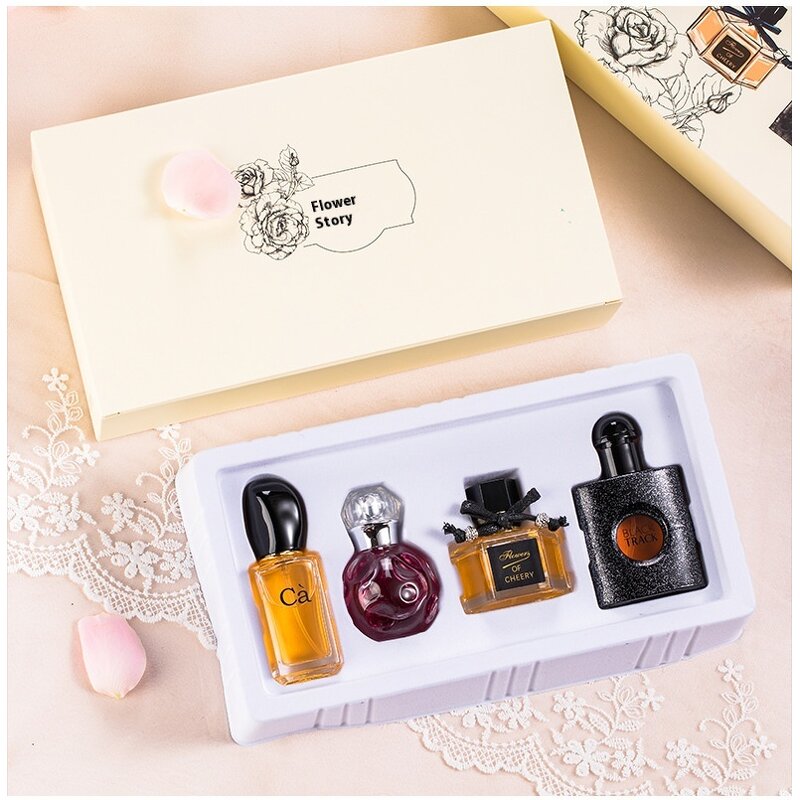 Perfume Gift Set Manufacturer - 4-Piece Ladies Osmanthus Fresh Light Fragrance