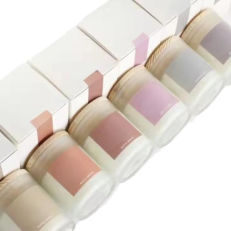 Scented Candle Manufacturer - Wholesale Frosted Glass Holder Handmade White Soy