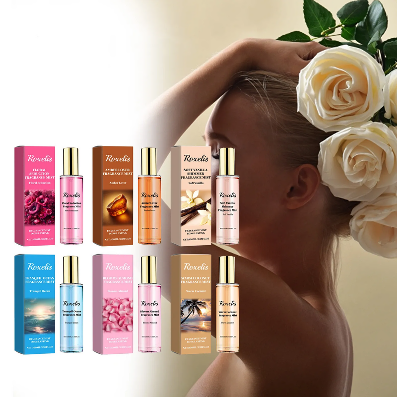 Body Mist Manufacturer - Floral Seduction Roxelis Blooms Almond Vegan Fresh