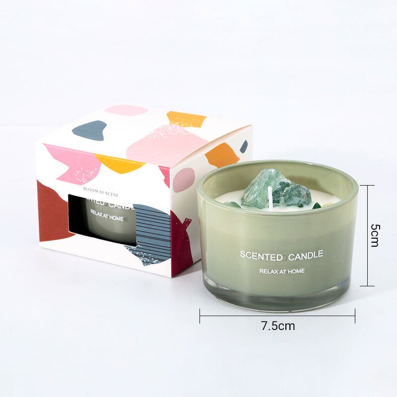 Scented Candle Manufacturer - Simple Handmade Romantic Glass Soybean for Christmas