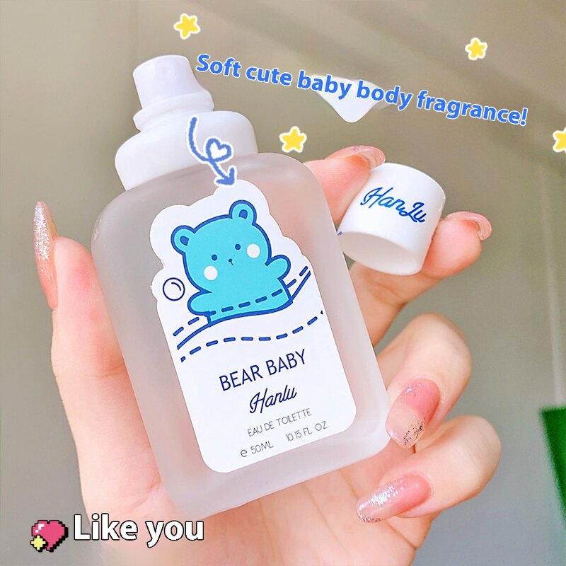 Baby Perfume Manufacturer - Hot Selling Bear Non-Toxic Fresh Natural Milk Peach