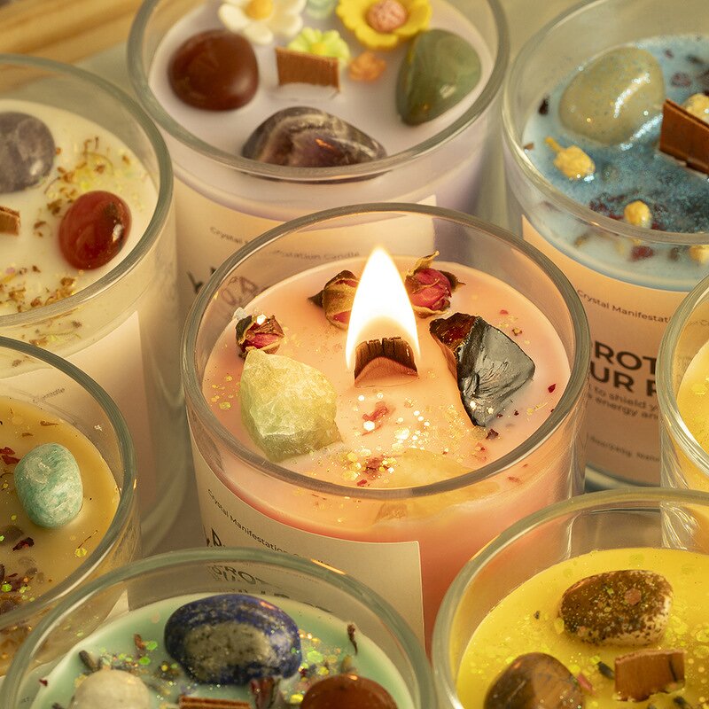 Scented Candle Manufacturer - Wholesale Crystal Aromatherapy Handmade Soy Wax