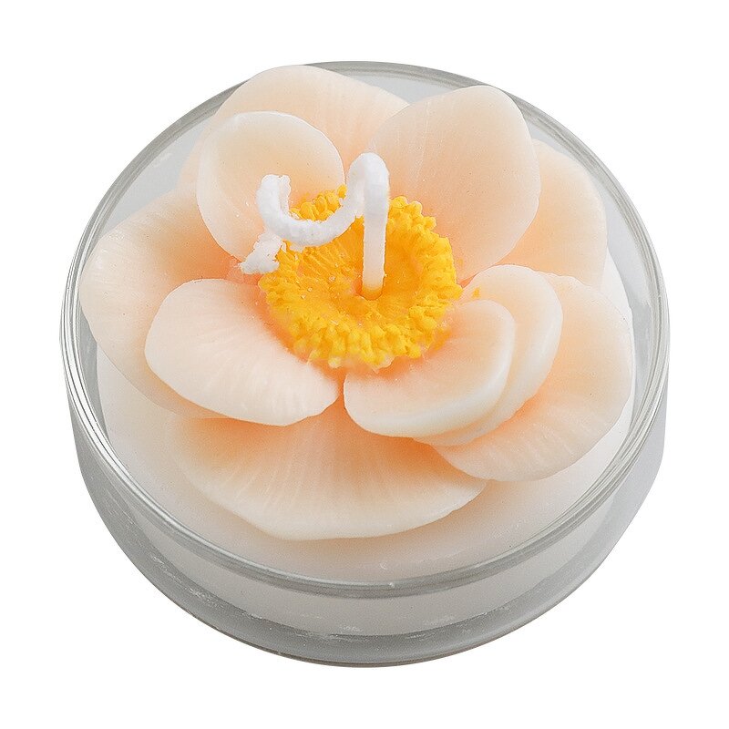 Scented Candle Manufacturer - Modern Simulation Meaty Rose Shape Plant Soy Wax