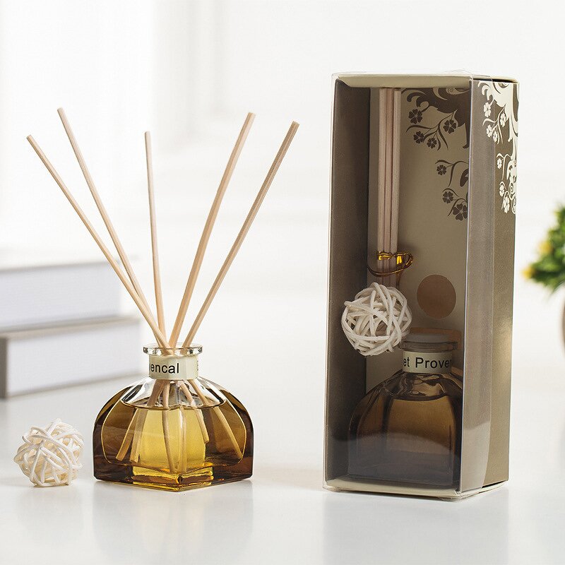 Reed Diffuser Set Manufacturer - Custom Logo Natural 50ml Rattan Sticks for Home
