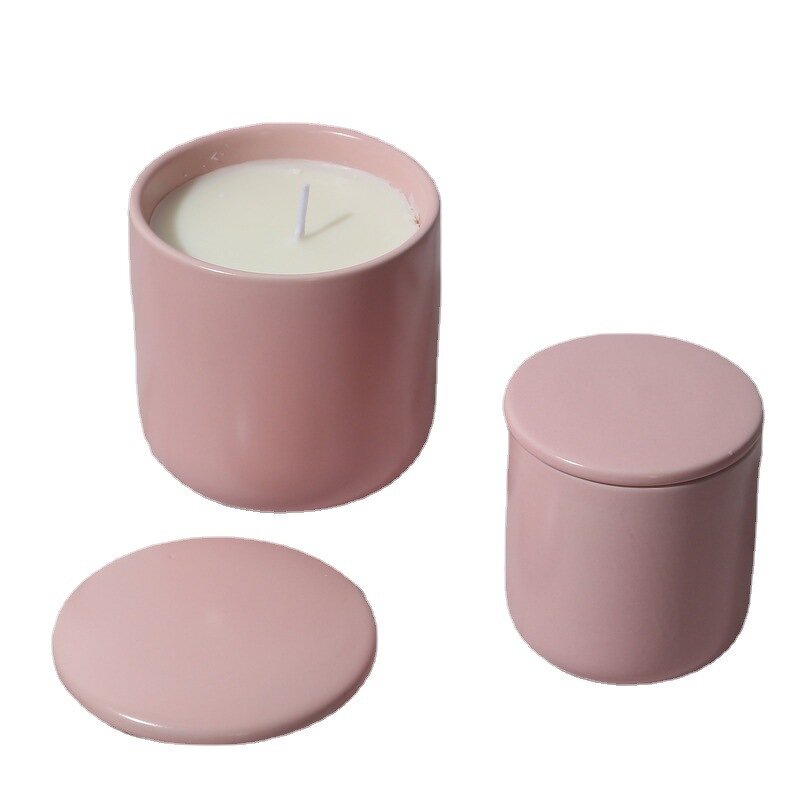 Candle Jar Manufacturer - Hot Selling Creative Macaron Ceramic with Soy Wax Candle