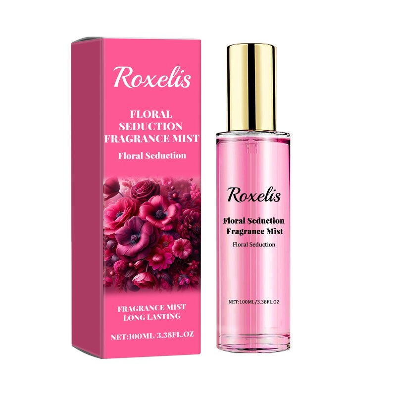 Body Mist Manufacturer - Floral Seduction Roxelis Blooms Almond Vegan Fresh