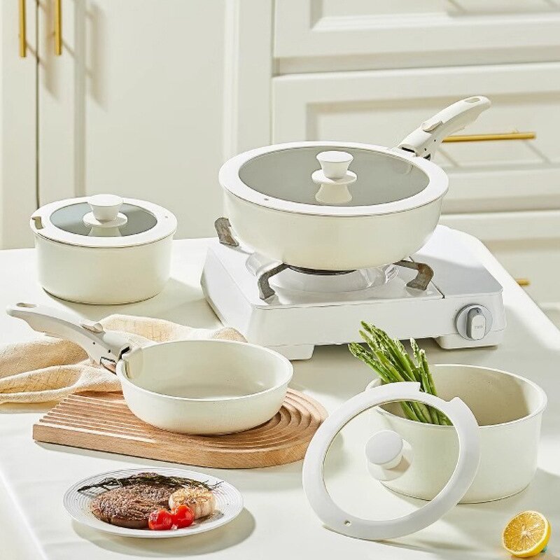 Cookware Set Manufacturer - Hot-Selling Ceramic Aluminum Nonstick Induction Pots Set