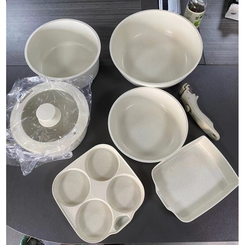 Cookware Set Manufacturer - Hot-Selling Ceramic Aluminum Nonstick Induction Pots Set