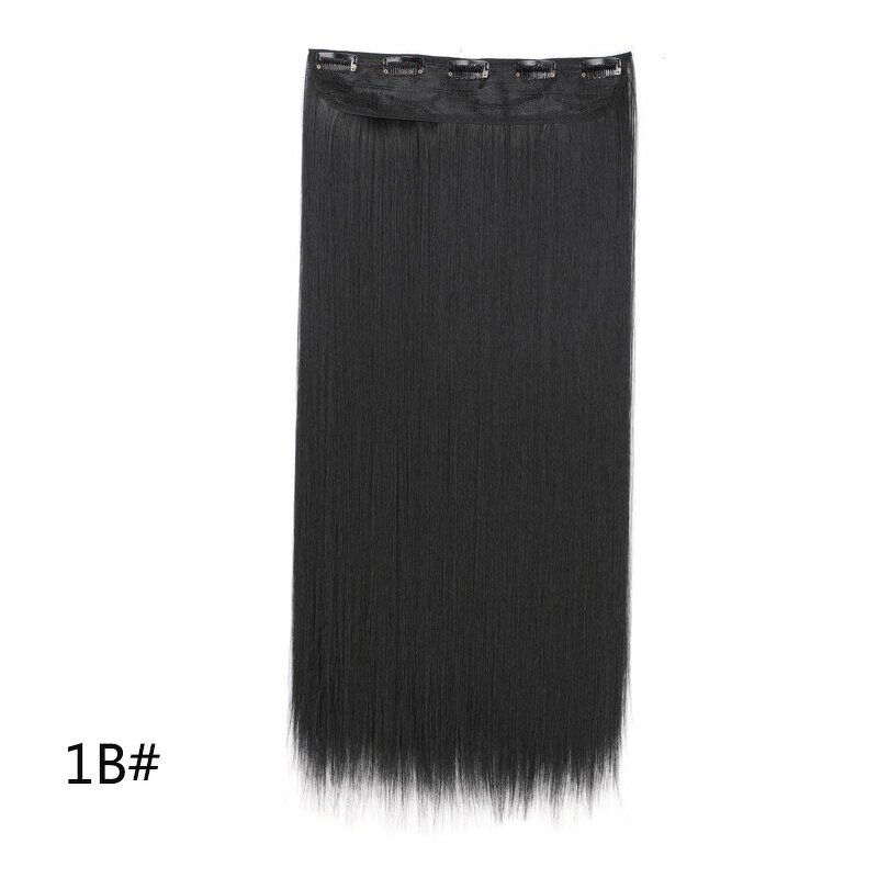 Synthetic Hair Extension Manufacturer - Hot Sale Straight Heat Resistant Invisible Root