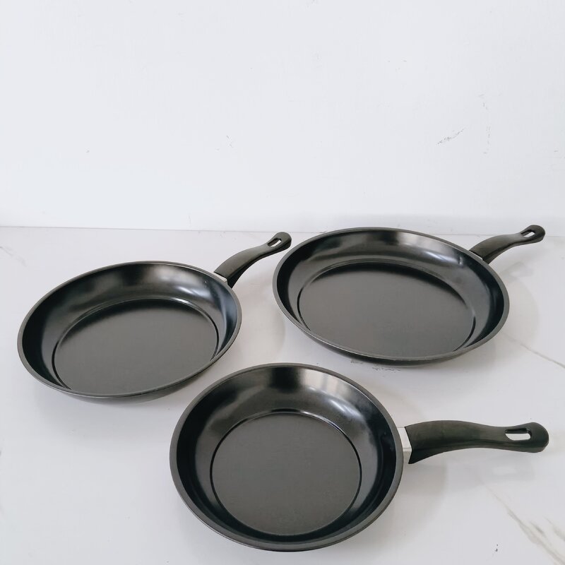 Frying Pan Set Manufacturer - 3 Piece Nonstick Omelette 8 9.5 11 Inch with Handles