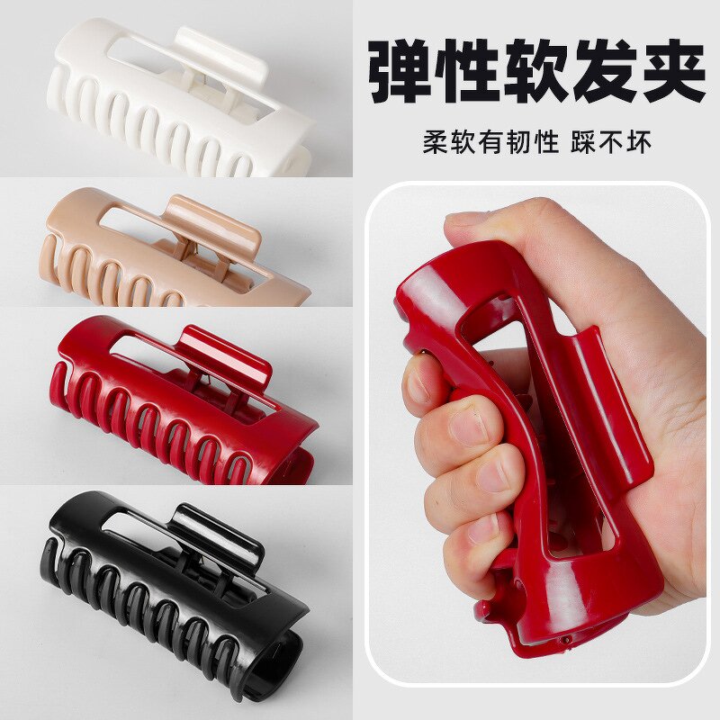 Hair Clip Manufacturer - Hot Selling Silicone Shark Fin Soft Non-Slip Anti-Collision