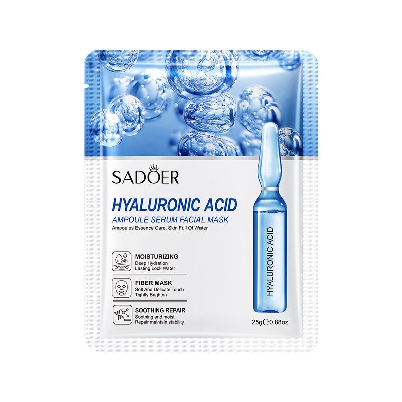 Facial Mask Manufacturer - SADOER Moisturizing Firming with Hyaluronic Acid Gold