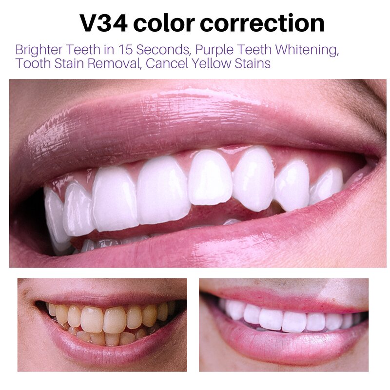 Toothpaste Manufacturer - 2024 New Arrival V34 Whitening Mousse 50ml Stain Remover