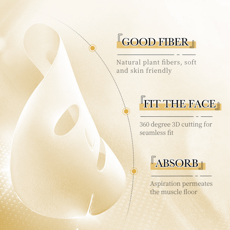 Facial Mask Manufacturer - SADOER Moisturizing Firming with Hyaluronic Acid Gold