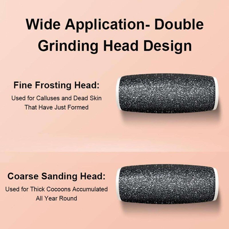 Electric Foot File Manufacturer - Wholesale Pedicure 4 Different Roller Rechargeable