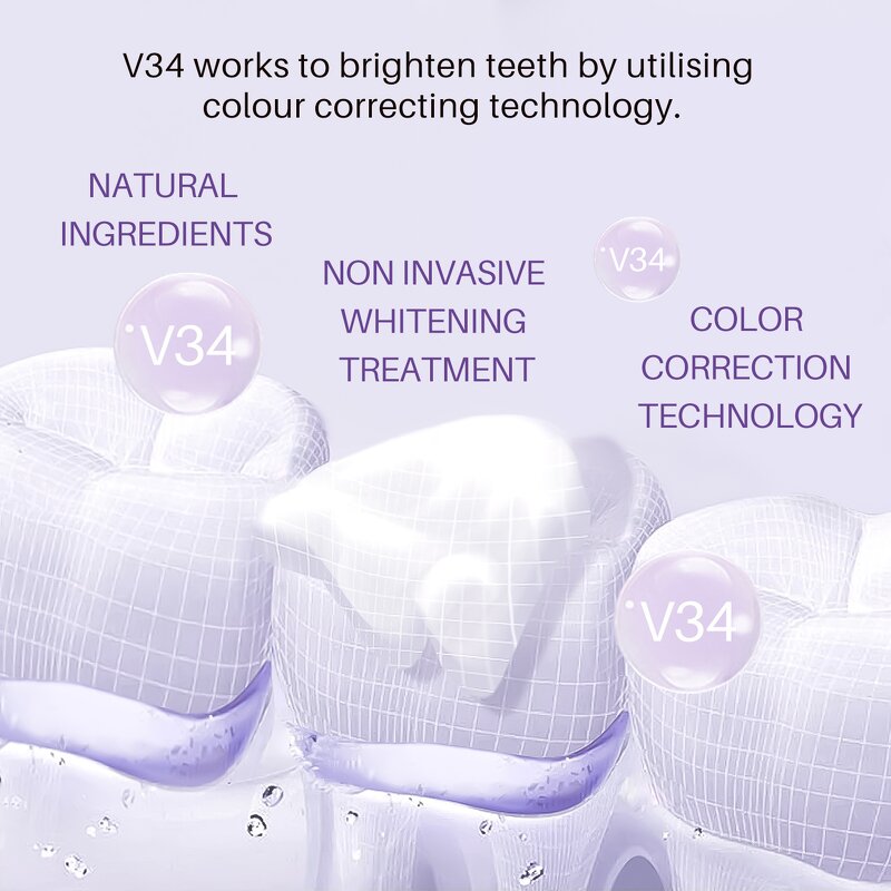 Toothpaste Manufacturer - 2024 New Arrival V34 Whitening Mousse 50ml Stain Remover