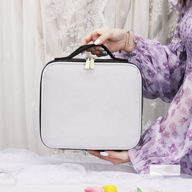 Cosmetic Bag Manufacturer - HOT Luxury with Mirror LED Light Large-capacity Portable