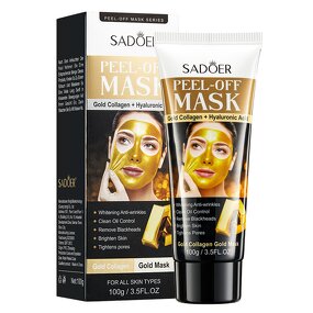 Facial Mask Manufacturer - SADOER 24K Gold Foil Peel-Off Effectively Exfoliates