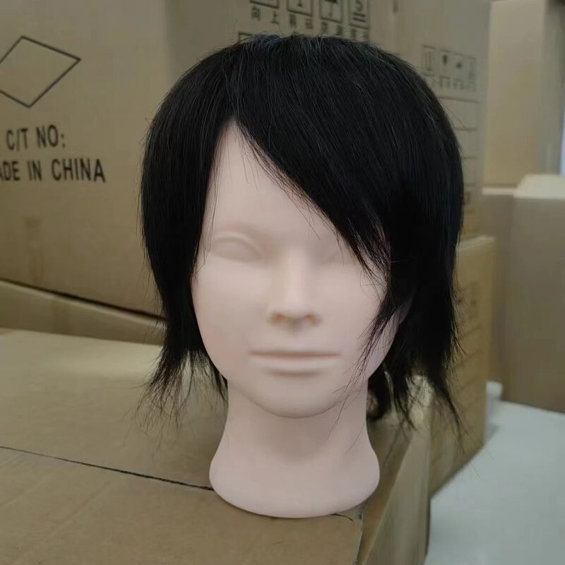 Wig Head Manufacturer - Professional Male with Human Hair for Cutting & Styling