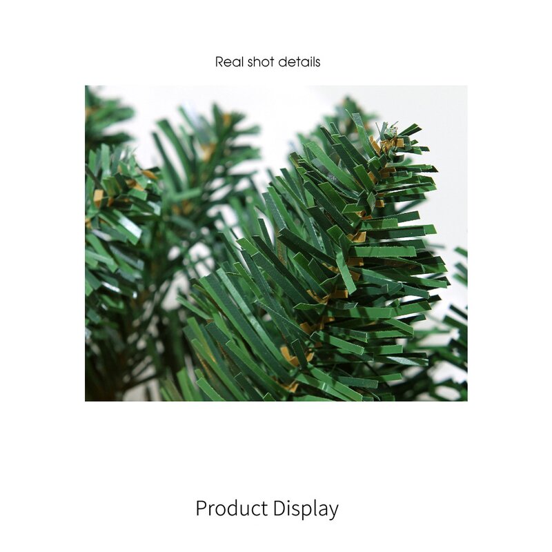 Christmas Garland Manufacturer - 2.7m Rattan LED Waterproof Artificial Pine Cone for Hanging