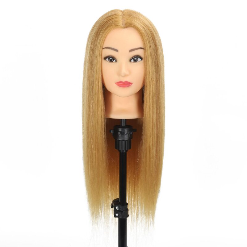 Manikin Head Manufacturer - Cosmetology Makeup with 80% Real Hair for Braiding Training
