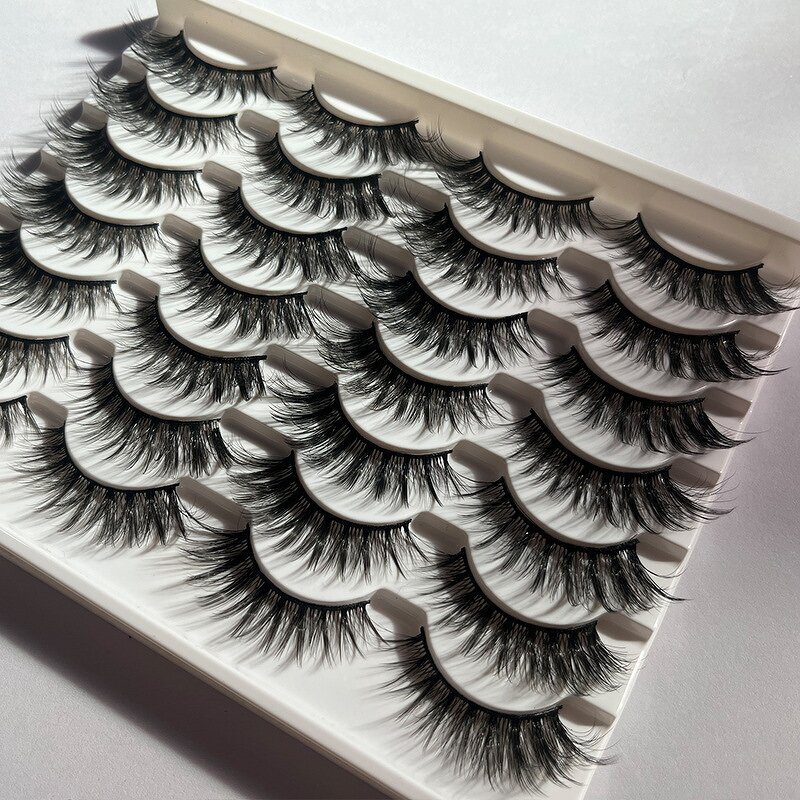 False Eyelashes Manufacturer - Wholesale 14 Pair Set 5D Fluffy Full Strip Faux Mink