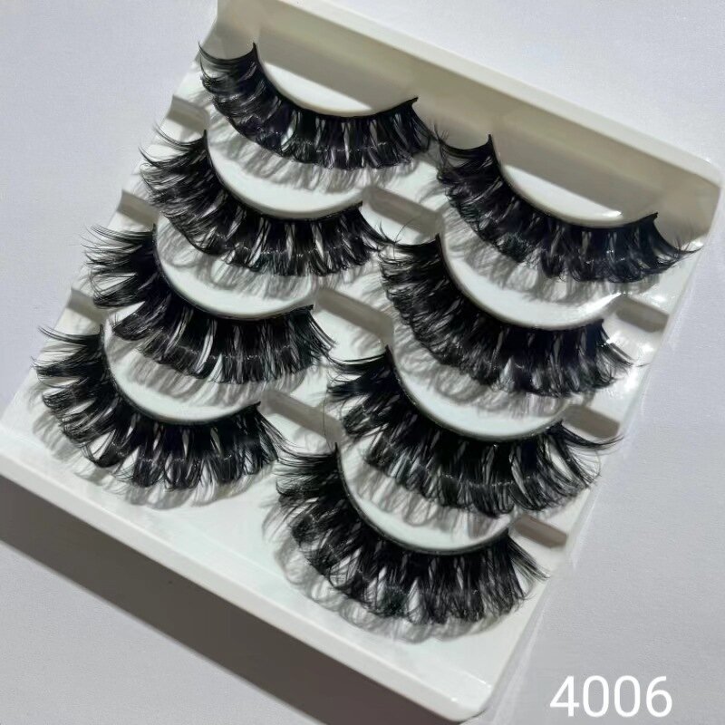False Eyelashes Manufacturer - Wholesale 14 Pair Set 5D Fluffy Full Strip Faux Mink
