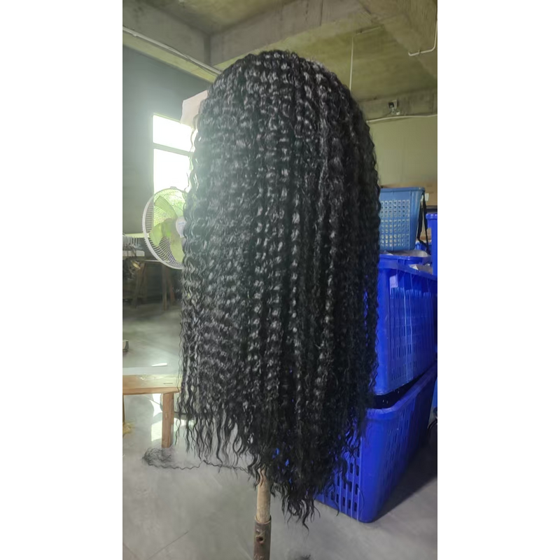 Hair Extension Manufacturer - Wholesale 360 Lace Non-Remy Synthetic Wig Tight Curls