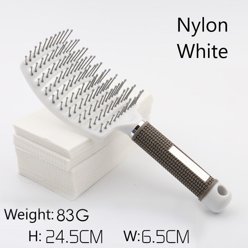 Hair Comb Manufacturer - Wholesale 2024 New Colorful Nylon Bristle for Scalp Massage