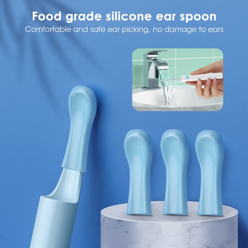 Ear Wax Cleaner Manufacturer - Smart Safe Remover Tool with Camera Cleaner Spoon