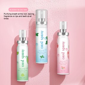 Oral Spray Manufacturer - Private Label 20ml Portable Travel Size for Fresh Breath