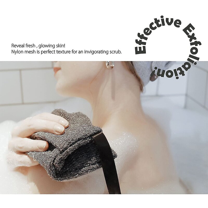 Soap Saver Pouch Manufacturer - Gray Mesh Pocket, Exfoliating Body Scrubber