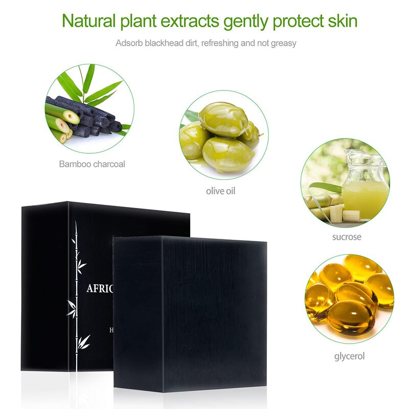 Black Soap Manufacturer - Organic Bamboo Charcoal Handmade Raw African