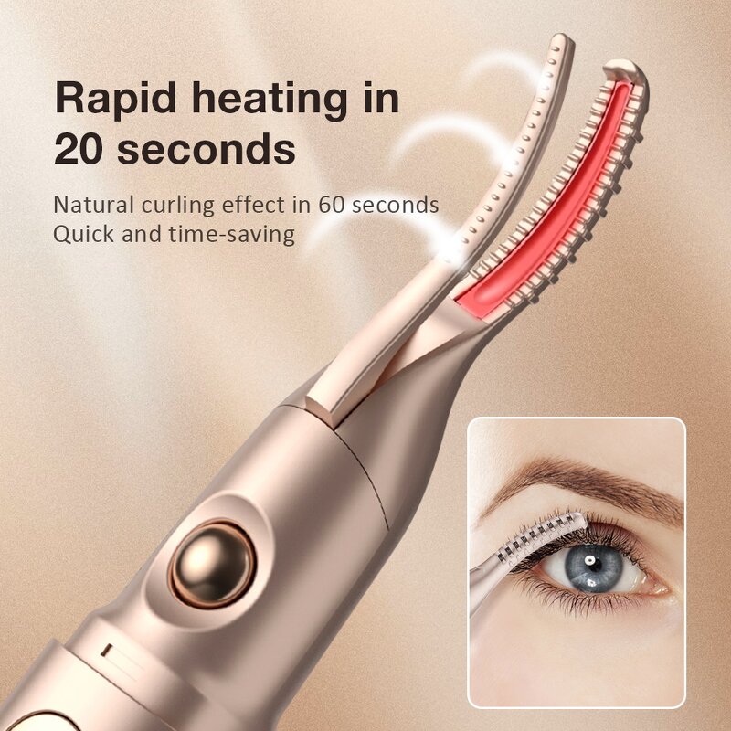 Eyelash Curler Manufacturer - 2-in-1 Electric Heated with Hair Trimmer