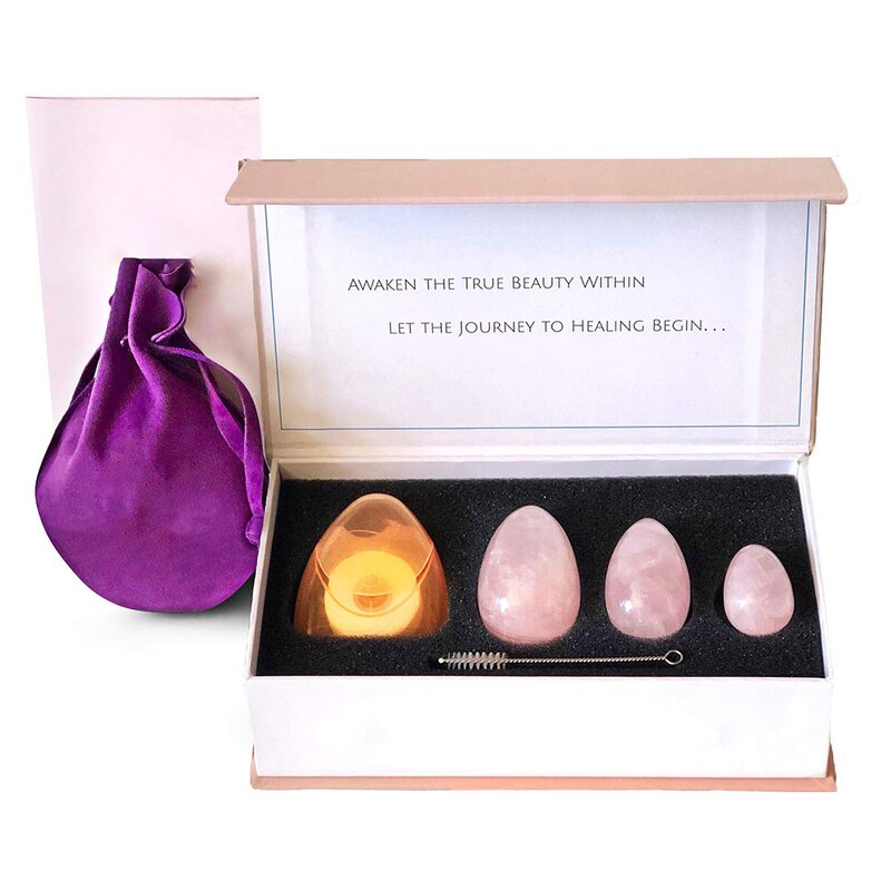 Yoni Eggs Gift Set Manufacturer - Wholesale 3pcs Natural Nephrite Jade, GIA Certified