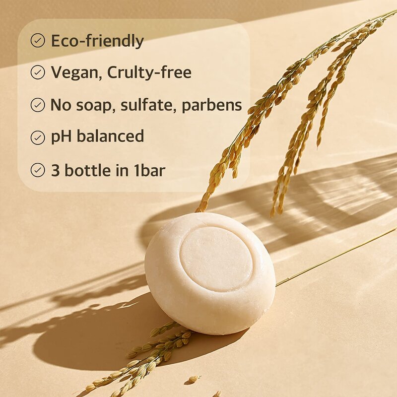 Rice Water Shampoo Bar Manufacturer - New Intelligence Hair Darkening