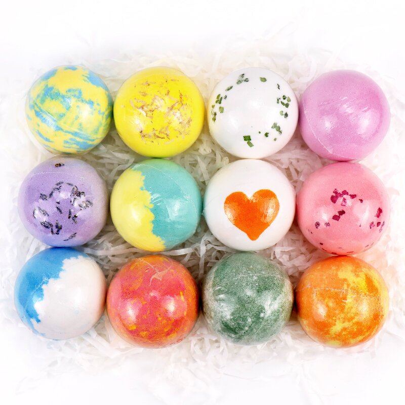 Bath Bombs Manufacturer - Wholesale Custom 12pcs, Vegan 100% Natural