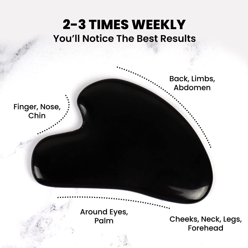 Facial Massage Tools Manufacturer - Wholesale Black Obsidian Roller & Gua Sha