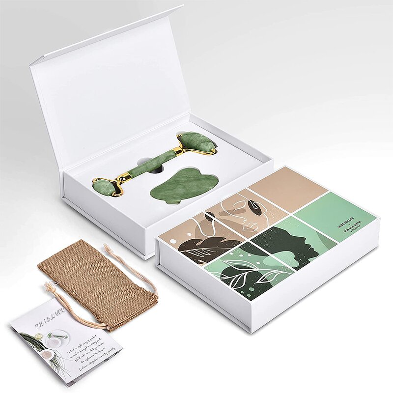 Jade Roller Manufacturer - Hot Selling Xiuyan Green with Custom Logo