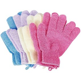 Exfoliating Gloves Manufacturer - Woven Nylon for Body Spa Massage