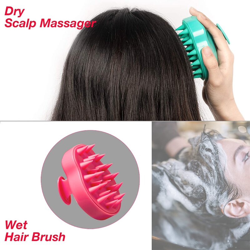 Scalp Massager Manufacturer - Soft Flexible Shampoo Brush for Hair Care