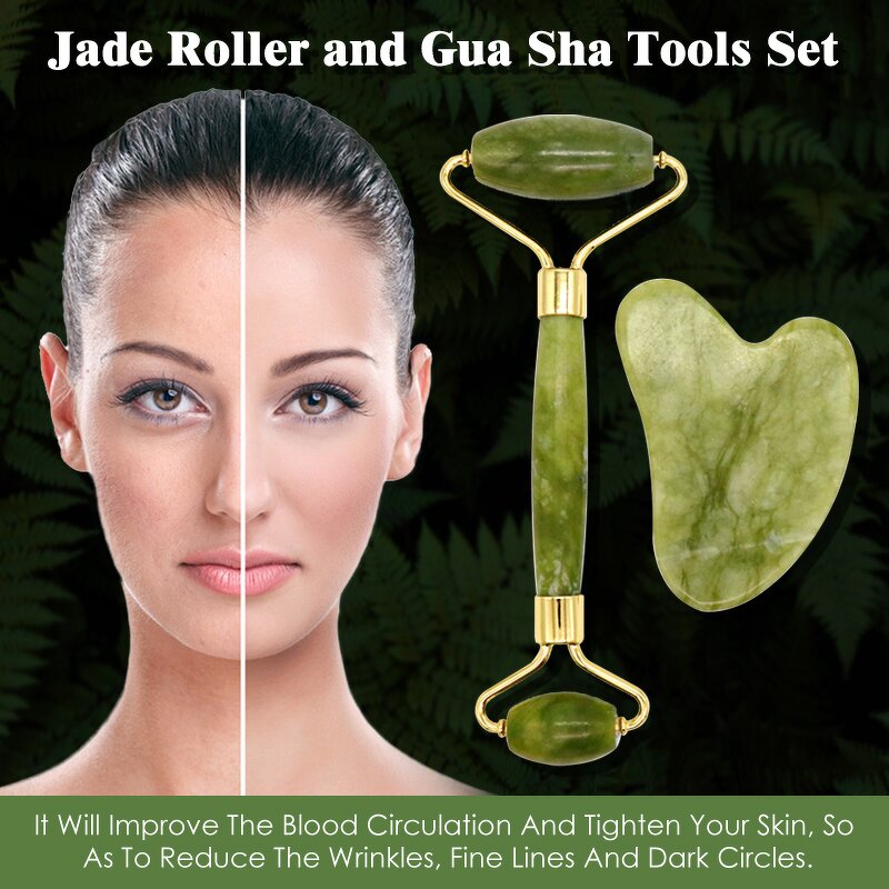 Jade Roller Manufacturer - Hot Selling Xiuyan Green with Custom Logo