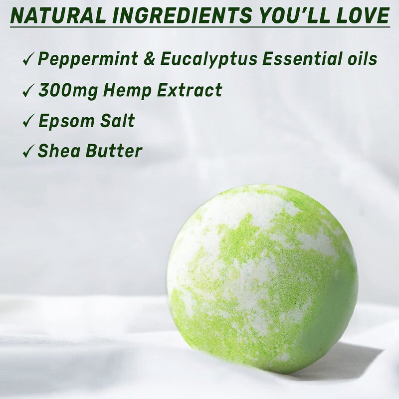 Bath Bomb Set Manufacturer - OEM 3 Pieces Bubble Fizzy Organic Hemp