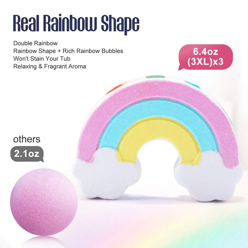 Bath Bombs Manufacturer - 100% Natural Ingredients, Kids Cloud Shape (3 Pcs)