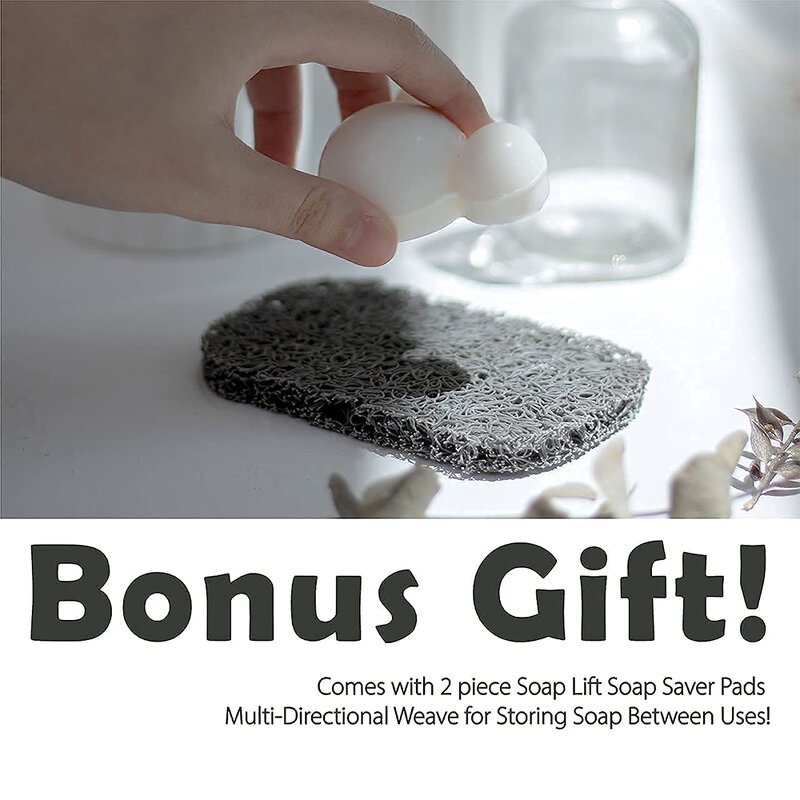 Soap Saver Pouch Manufacturer - Gray Mesh Pocket, Exfoliating Body Scrubber